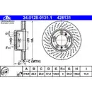 ATE 24.0128-0130.1 Bremsscheiben 2 Stück PORSCHE