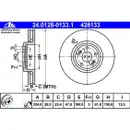 ATE 24.0128-0133.1 Bremsscheiben 2 Stück RENAULT