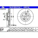 ATE 24.0128-0134.1 Bremsscheiben 2 Stück RENAULT