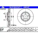 ATE 24.0128-0147.1 Bremsscheiben 2 Stück CHRYSLER