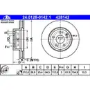 ATE 24.0128-0142.1 Bremsscheiben 2 Stück MERCEDES-BENZ