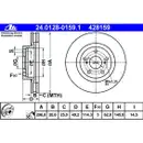 ATE 24.0128-0159.1 Bremsscheiben 2 Stück TOYOTA
