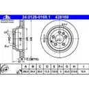 ATE 24.0128-0169.1 Bremsscheiben 2 Stück PORSCHE