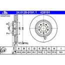 ATE 24.0128-0191.1 Bremsscheiben 2 Stück ALFA ROMEO