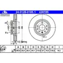 ATE 24.0128-0185.1 Bremsscheiben 2 Stück FIAT