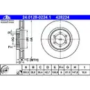 ATE 24.0128-0224.1 Bremsscheiben 2 Stück HYUNDAI