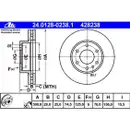 ATE 24.0128-0238.1 Bremsscheiben 2 Stück IVECO