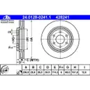 ATE 24.0128-0241.1 Bremsscheiben 2 Stück NISSAN
