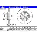 ATE 24.0128-0242.1 Bremsscheiben 2 Stück NISSAN