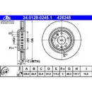 ATE 24.0128-0245.1 Bremsscheiben 2 Stück RENAULT