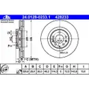 ATE 24.0128-0233.1 Bremsscheiben 2 Stück MAZDA
