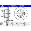 ATE 24.0128-0252.1 Bremsscheiben 2 Stück OPEL