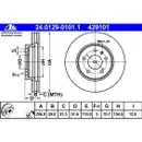 ATE 24.0129-0101.1 Bremsscheiben 2 Stück CHEVROLET
