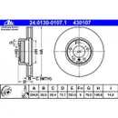 ATE 24.0130-0107.1 Bremsscheiben 2 Stück BMW