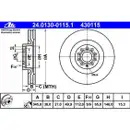 ATE Bremsenset Scheiben 345 mm belüftet Bremsbeläge Warnkontakt vorn Passat 3C