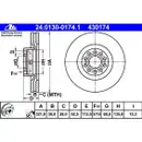 ATE 24.0130-0174.1 Bremsscheiben 2 Stück AUDI