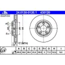 ATE 24.0130-0120.1 Bremsscheiben 2 Stück JAGUAR