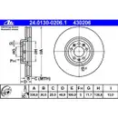ATE 24.0130-0206.1 Bremsscheiben 2 Stück CITROËN