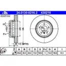ATE 24.0130-0216.2 Bremsscheiben 2 Stück BMW