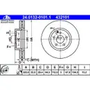 ATE 24.0132-0101.1 Bremsscheiben 2 Stück MERCEDES-BENZ