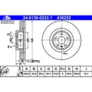 ATE Bremsenset Bremsscheiben Ø345 belüftet Bremsbeläge Ceramic vorn Audi A4 A5