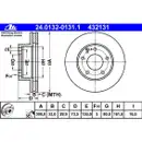ATE 24.0132-0131.1 Bremsscheiben 2 Stück FIAT