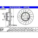 ATE 24.0132-0136.1 Bremsscheiben 2 Stück MERCEDES-BENZ