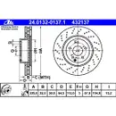 ATE 24.0132-0137.1 Bremsscheiben 2 Stück MERCEDES-BENZ