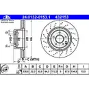 ATE 24.0132-0153.1 Bremsscheiben 2 Stück MERCEDES-BENZ
