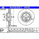 ATE 24.0132-0157.1 Bremsscheiben 2 Stück MERCEDES-BENZ