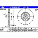 ATE 24.0132-0165.2 Bremsscheiben 2 Stück AUDI