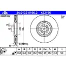 ATE 24.0132-0165.2 Bremsscheiben 2 Stück AUDI