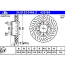 ATE 24.0132-0164.2 Bremsscheiben 2 Stück PORSCHE