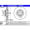 ATE 24.0134-0103.1 Bremsscheiben 2 Stück AUDI
