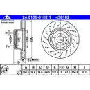 ATE 24.0136-0102.1 Bremsscheiben 2 Stück MERCEDES-BENZ
