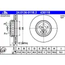 ATE 24.0136-0119.2 Bremsscheiben 2 Stück BMW