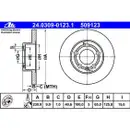 ATE 24.0309-0123.1 Power Disc Bremsscheiben 2 Stück VW