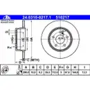 ATE 24.0310-0217.1 Power Disc Bremsscheiben 2 Stück MERCEDES-BENZ