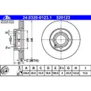 ATE 24.0320-0123.1 Power Disc Bremsscheiben 2 Stück SEAT