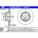 ATE 24.0324-0181.1 Power Disc Bremsscheiben 2 Stück BMW