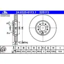 ATE 24.0325-0113.1 Power Disc Bremsscheiben 2 Stück SKODA