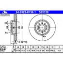 ATE 24.0325-0158.1 Power Disc Bremsscheiben 2 Stück VW