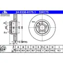 ATE 24.0330-0175.1 Power Disc Bremsscheiben 2 Stück AUDI