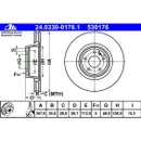 ATE 24.0330-0176.1 Power Disc Bremsscheiben 2 Stück AUDI