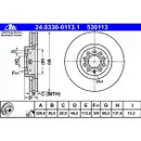ATE 24.0330-0113.1 Power Disc Bremsscheiben 2 Stück AUDI