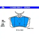 ATE Bremsenset Bremsscheiben Ø230 voll Bremsbeläge hinten VW Audi Seat
