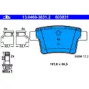 ATE Bremsenset Scheiben 280 mm voll Bremsbeläge hinten Mondeo III Jaguar X-