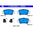 ATE Bremsenset Bremsscheiben Ø270 voll Bremsbeläge hinten Toyota Auris Corolla