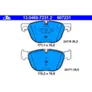 ATE Set Bremsscheiben Ø332 vorn Ø320 hinten Bremsbeläge WK BMW X5 X6