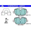 ATE 13.0470-2713.2 Ceramic Belagsatz